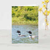 Duikers die anderen roepen kaart (Gele Bloem)