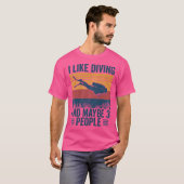 Duikers Grappig Scuba Duiken T-shirt (Voorkant volledig)