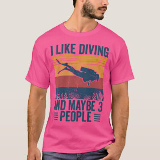 Duikers Grappig Scuba Duiken T-shirt