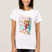 Duikers krijgen een nat T-shirt (Voorkant)