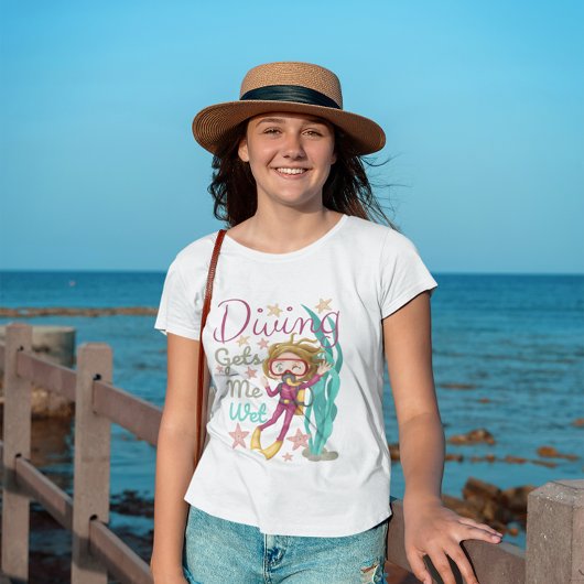 Duikers krijgen een nat T-shirt