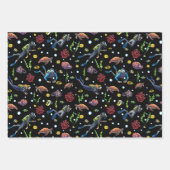 Duikers onder oceaankoraal tropische vissen inpakpapier vel (Voorkant 2)