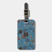 Duikerskellet Koraal Monogram Bagage Label (Voorkant verticaal)