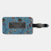 Duikerskellet Koraal Monogram Bagage Label (Achterkant horizontaal)