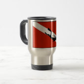 Duikervlag 2 reisbeker (Voorkant links)