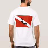 Duikervlag 2 t-shirt (Achterkant)