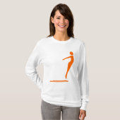 Duikfiguur - Oranje T-shirt (Voorkant volledig)