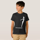 Duikfiguur - Wit T-shirt (Voorkant volledig)