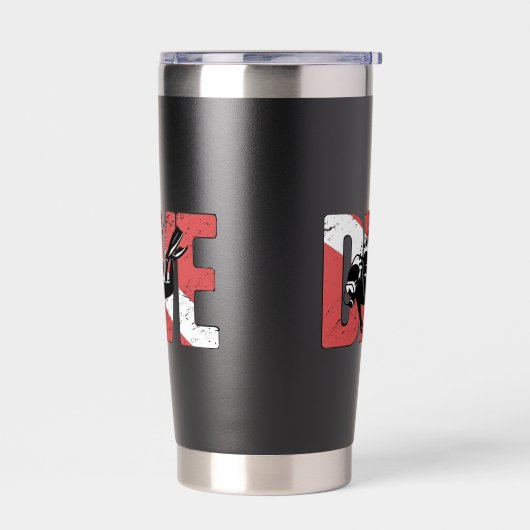 duikgeïsoleerde droogtrommel geïsoleerde drinkbeker (Links)