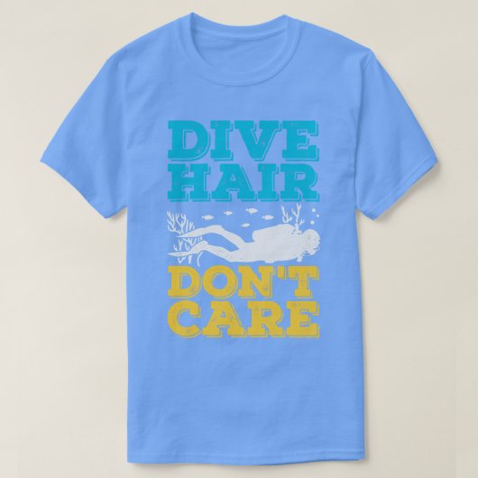 Duikhaar Dont e Scuba Diver Gift T-shirt (Design voorkant)