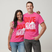 Duikhaar niet schelen Grappige Scuba Diver Deep Sw T-shirt (Unisex)