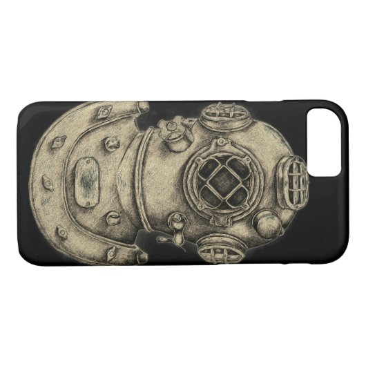 duikhelm Case-Mate iPhone case (Achterkant (Horizontaal))