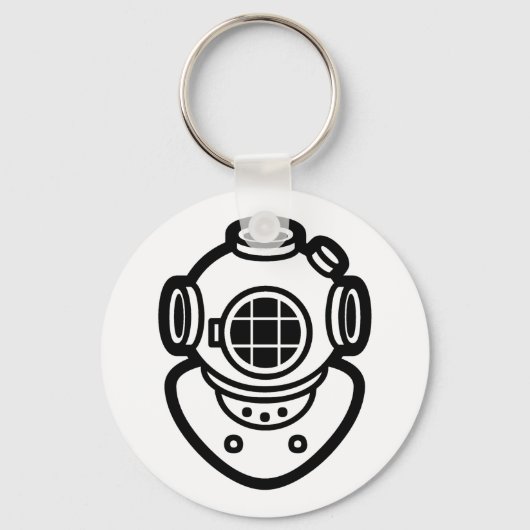 Duikhelm Sleutelhanger (Voorkant)