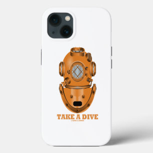 Duikhelm voor diepduiken Oceaanonderzoeker iPhone 13 Hoesje