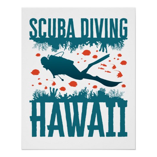 Duikherinnering Hawaï Perfect Poster (Voorkant)