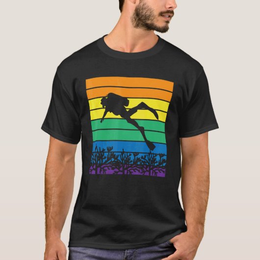  duikinstructeur zeewater t-shirt (Voorkant)