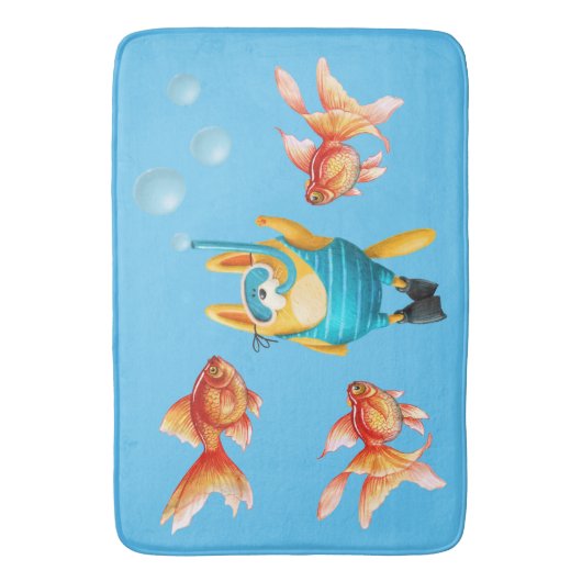 Duikkkat Badmat (Voorkant Verticaal)