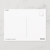 Duikkrokodil Briefkaart (Achterkant)