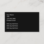 Duikles en uitrusting visitekaartje (Achterkant)