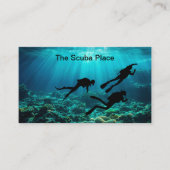 Duikles en uitrusting visitekaartje (Voorkant)