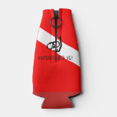 Duikmasker met vlag flesjeskoeler (Achterkant)