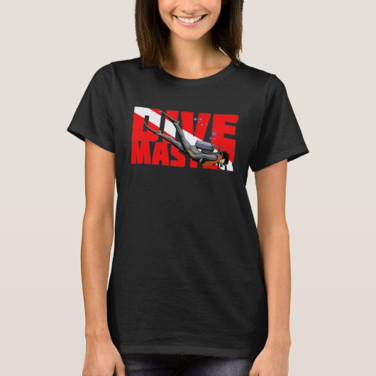 Duikmaster duiken t-shirt (Voorkant)