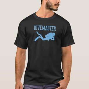 Duikmaster Duikinstructeur Duikvlag Stijl T-shirt