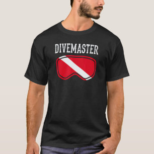 Duikmaster Duikinstructeur Duikvlag Stijl T-shirt
