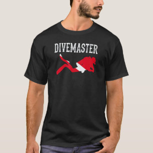 Duikmeester Duikinstructeur Duikvlag Stijl T-shirt