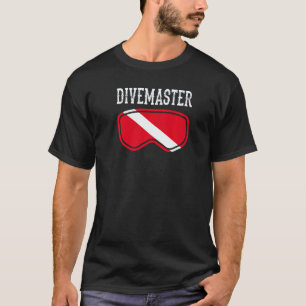 Duikmeester Duikinstructeur Duikvlag Stijl T-shirt
