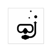 duikpictogramstempel rubberstempel (Afrduk)