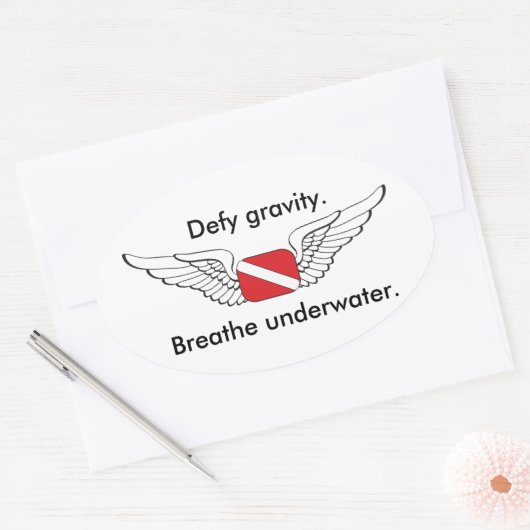 Duikpiloten Sticker (Envelop)