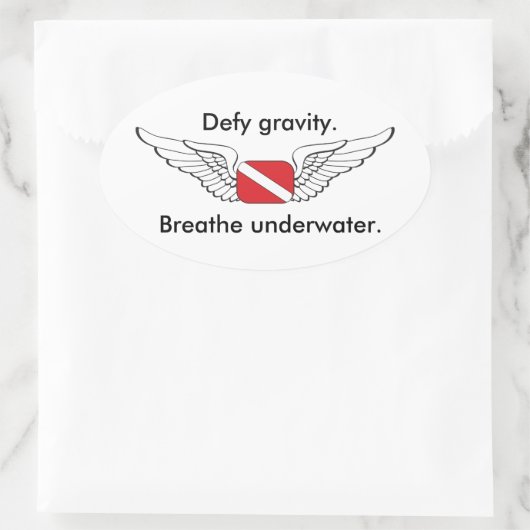 Duikpiloten Sticker (Tas)