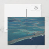 Duikplatforms bij rif, Great Barrier Briefkaart (Voorkant / Achterkant)