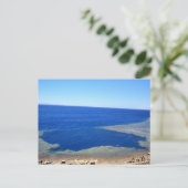 Duikplek Blauw Gat Briefkaart (Staand voorkant)