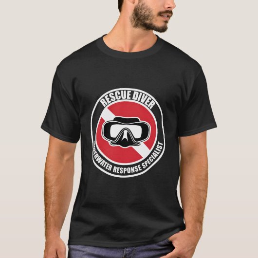 Duikreddingsduiker T-shirt (Voorkant)