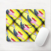 duikroze mermaïden geel muismat (Met muis)