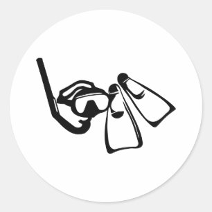 Duikset Ronde Sticker