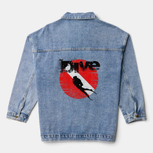 Duiksport, Amerikaanse duiker naar beneden vlag SC Denim Jacket