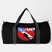 Duiksport, Amerikaanse duiker naar beneden vlag SC Plunjezak (Achterkant)