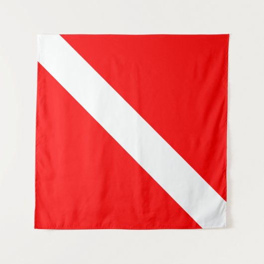 Duiksport, Amerikaanse duiker naar beneden vlag SC Wandkleed (Voorkant)