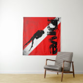 Duiksport, Amerikaanse duiker naar beneden vlag SC Wandkleed (In Situ (horizontaal))