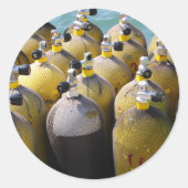 Duikuitrusting Stickers (Voorkant)