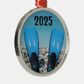 Duikvinnen op het strand Ornament (Rechts)