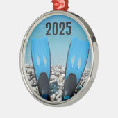 Duikvinnen op het strand Ornament (Links)