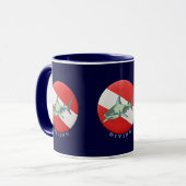 duikvlag haai mok (Voorkant links)
