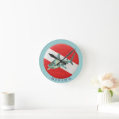 duikvlag haai ronde klok (Huis)