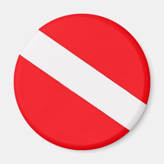 Duikvlag magneet (Voorkant)
