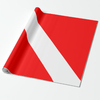Duikvlag Scuba Duiker Duiker Neer Cadeaupapier