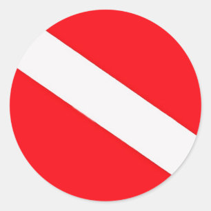 Duikvlag Sticker
